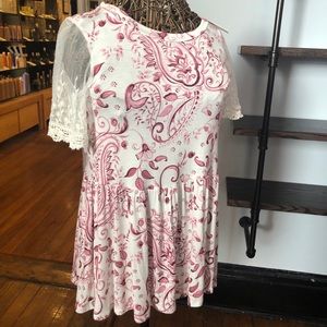 Paisley Lace Blouse